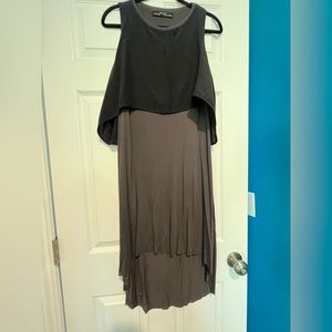 Black and Grey Dress